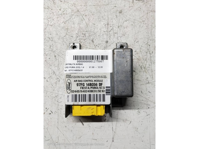 Recambio de centralita airbag para ford puma (cce) 1.4 referencia OEM IAM 97FG14B056DF  