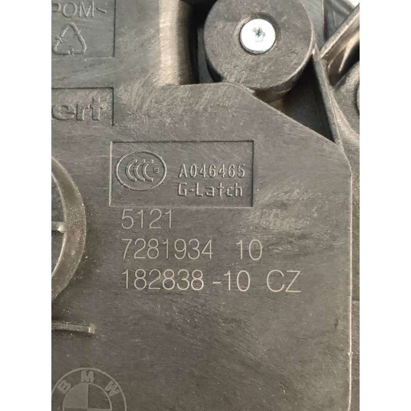 Recambio de motor cierre centralizado delantero derecho para bmw serie 2 active tourer (f45) 218d referencia OEM IAM 728193410 1