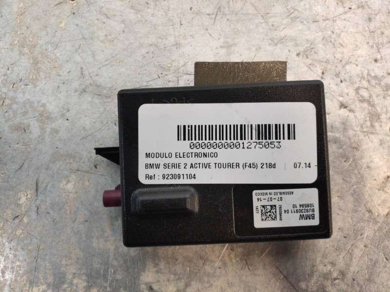 Recambio de modulo electronico para bmw serie 2 active tourer (f45) 218d referencia OEM IAM 923091104 10859410 