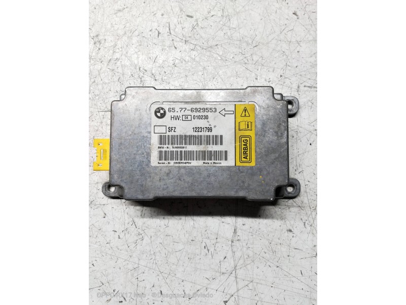 Recambio de centralita airbag para bmw serie 7 (e65/e66) referencia OEM IAM 65776929553 12231799 
