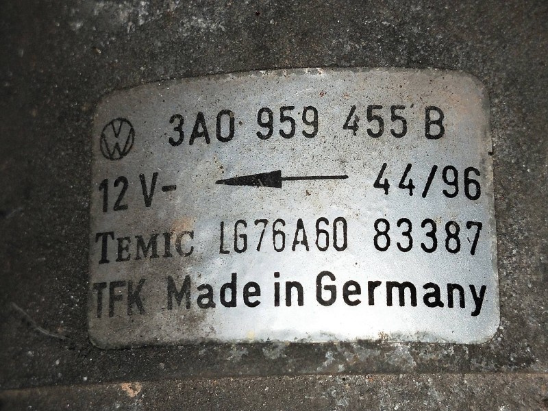 Recambio de electroventilador para volkswagen passat variant (3a5) davos referencia OEM IAM 3A0959455B LG76A60 