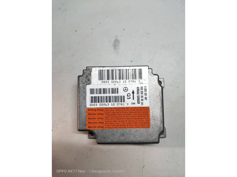 Recambio de centralita airbag para mercedes clase s (w220) berlina referencia OEM IAM 0285001467 0028203826 
