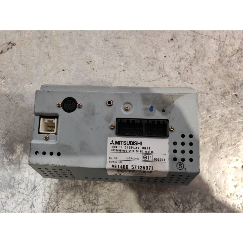 Recambio de pantalla multifuncion para mitsubishi grandis (na0w) 2.0 di-d inform referencia OEM IAM 8750A039 146057125071 3AB146