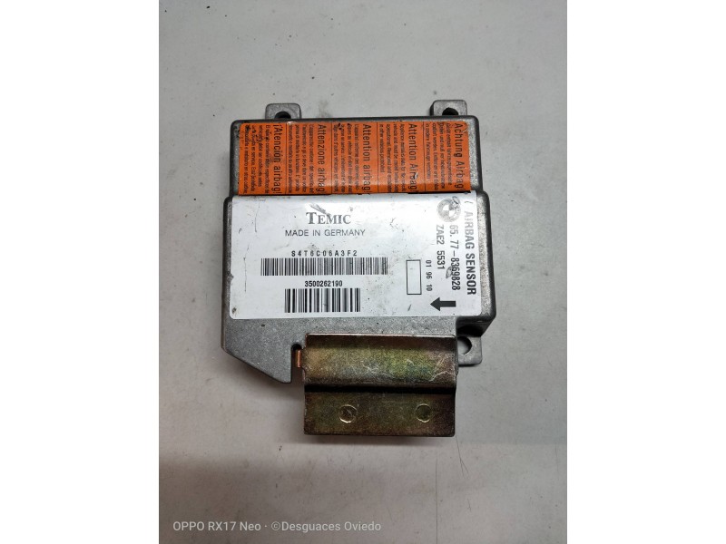 Recambio de centralita airbag para bmw serie 3 berlina (e36) referencia OEM IAM 65778369828 ZAE25531 