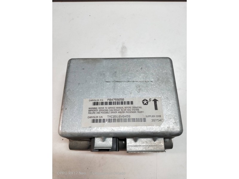 Recambio de centralita airbag para chrysler vision (lh) referencia OEM IAM P04759250 TMC0916V0459  Recambio de centralita airbag para chrysler vision (lh) referencia OEM IAM P04759250 TMC0916V0459