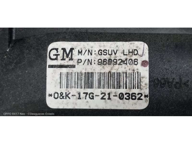 Recambio de potenciometro pedal para opel mokka x innovation start/stop referencia OEM IAM 96892406  