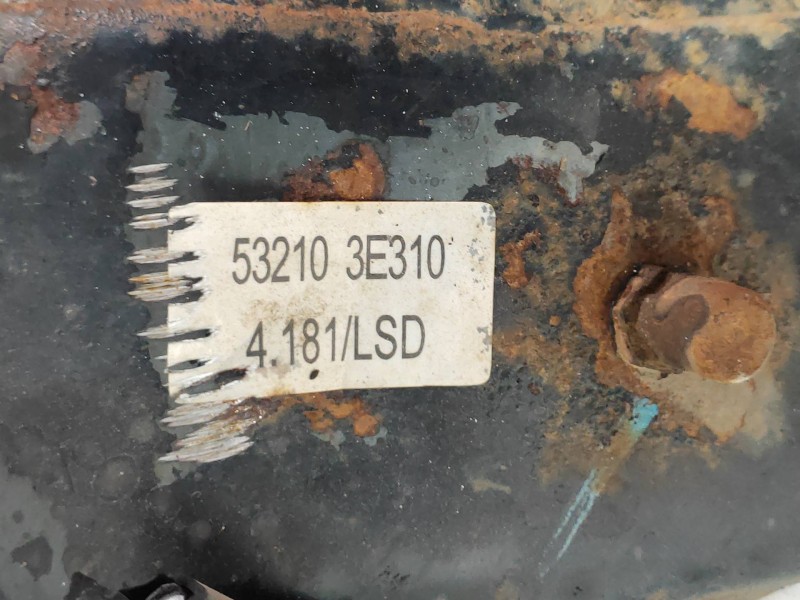 Recambio de puente trasero para kia sorento 2.5 crdi vgt ex1 referencia OEM IAM 532103E310  DISCO