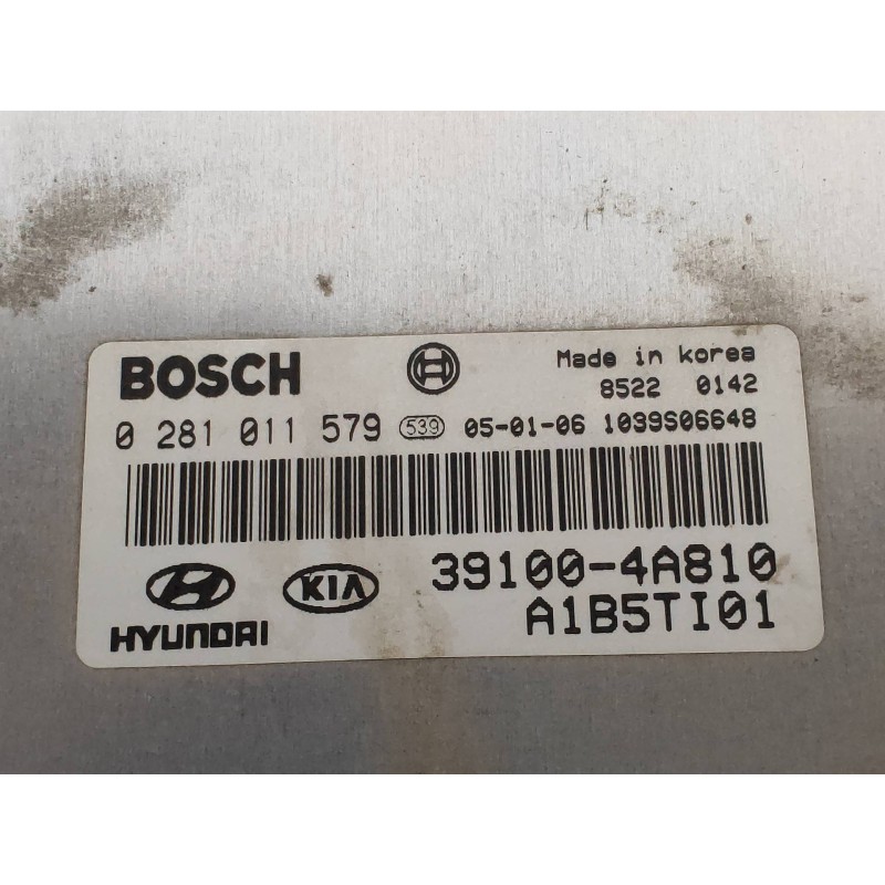 Recambio de centralita motor uce para kia sorento 2.5 crdi vgt ex1 referencia OEM IAM 0281011579 391004A810 A1B5TI01 BOSCH