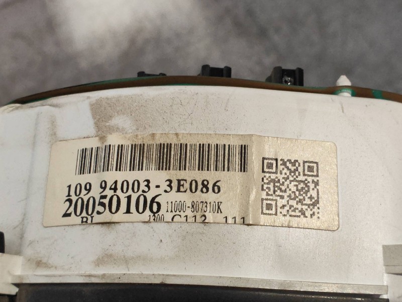 Recambio de cuadro instrumentos para kia sorento 2.5 crdi vgt ex1 referencia OEM IAM 940033E086 11000807310K 20050106