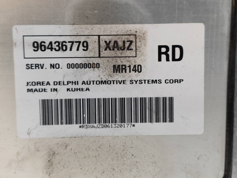 Recambio de centralita motor uce para chevrolet aveo lt referencia OEM IAM 96436779 MR140 