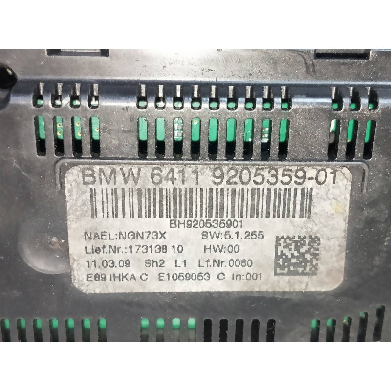 Recambio de mando calefaccion / aire acondicionado para bmw z4 roadster (e89) 2.5 24v cat referencia OEM IAM 6411920535901  