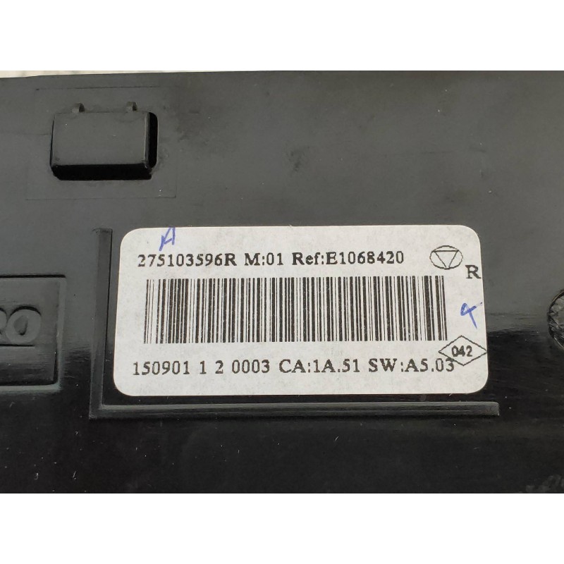 Recambio de mando calefaccion / aire acondicionado para renault megane iii berlina 5 p business referencia OEM IAM E1068420 2751