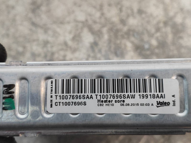 Recambio de radiador calefaccion / aire acondicionado para renault megane iii berlina 5 p business referencia OEM IAM T1007696 T