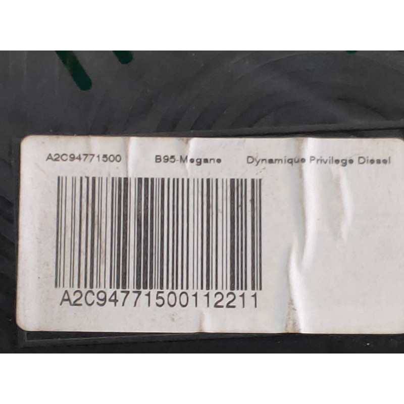 Recambio de cuadro instrumentos para renault megane iii berlina 5 p business referencia OEM IAM A2C94771500 248103468R A2C947715