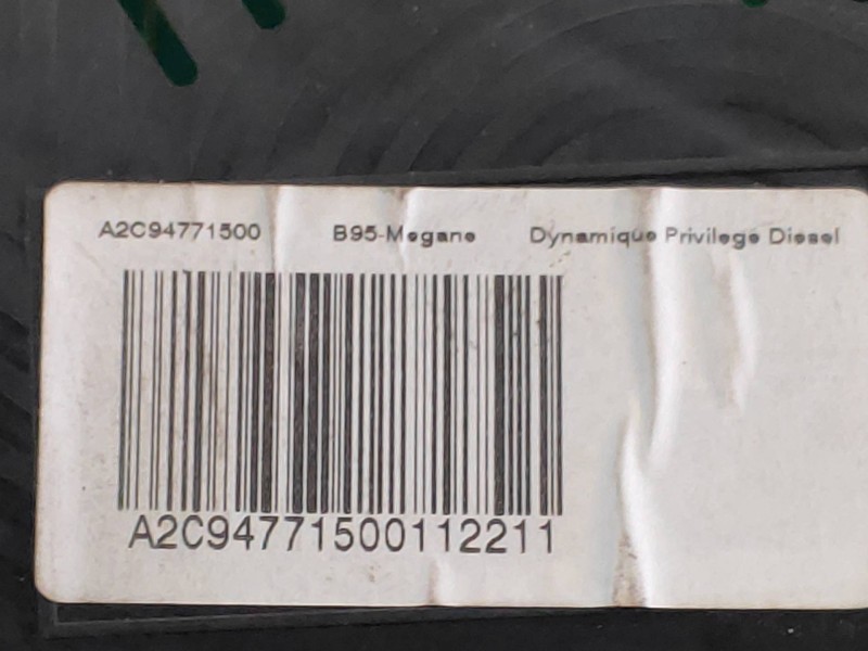 Recambio de cuadro instrumentos para renault megane iii berlina 5 p business referencia OEM IAM A2C94771500 248103468R A2C947715