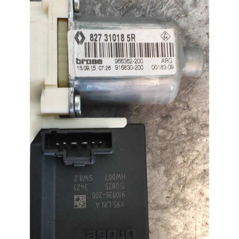 Recambio de elevalunas trasero izquierdo para renault megane iii berlina 5 p business referencia OEM IAM 827310185R 966362200 91