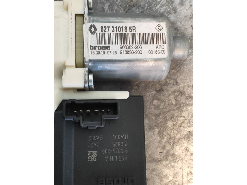 Recambio de elevalunas trasero izquierdo para renault megane iii berlina 5 p business referencia OEM IAM 827310185R 966362200 91
