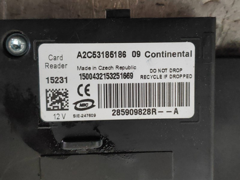 Recambio de conmutador de arranque para renault megane iii berlina 5 p business referencia OEM IAM 285909828R A2C5318518609 TARJ