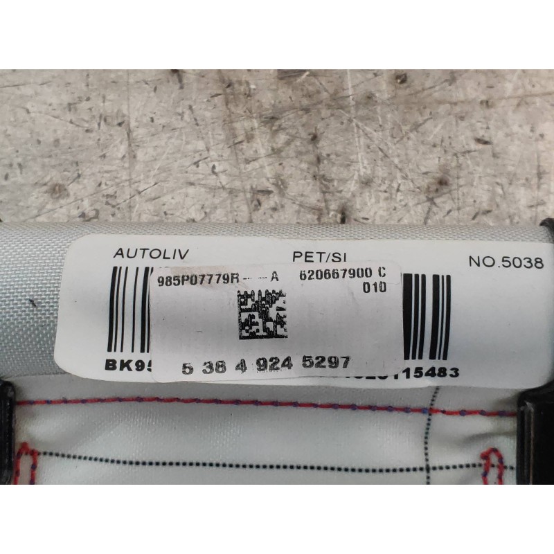 Recambio de airbag cortina delantero derecho para renault megane iii berlina 5 p business referencia OEM IAM 985P07779R 53849245