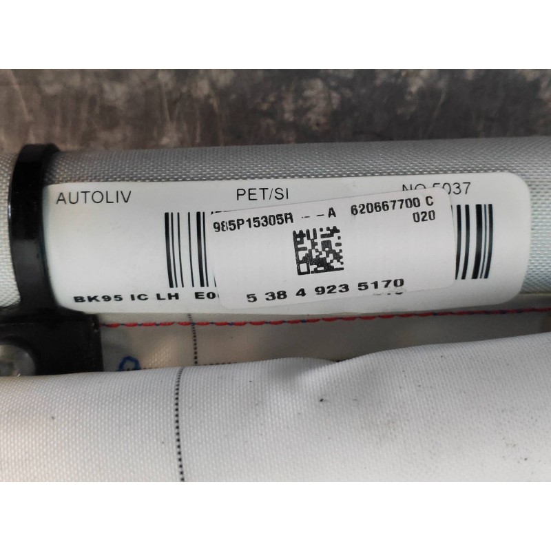 Recambio de airbag cortina delantero izquierdo para renault megane iii berlina 5 p business referencia OEM IAM 985P15305R 620667
