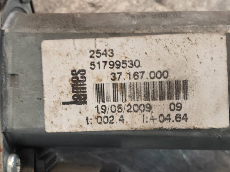 Recambio de elevalunas delantero derecho para ford ka (ccu) titanium referencia OEM IAM 51799530 37167000 