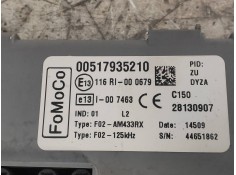 Recambio de caja reles / fusibles para ford ka (ccu) titanium referencia OEM IAM 517935210 28130907 F02AM433RX 2