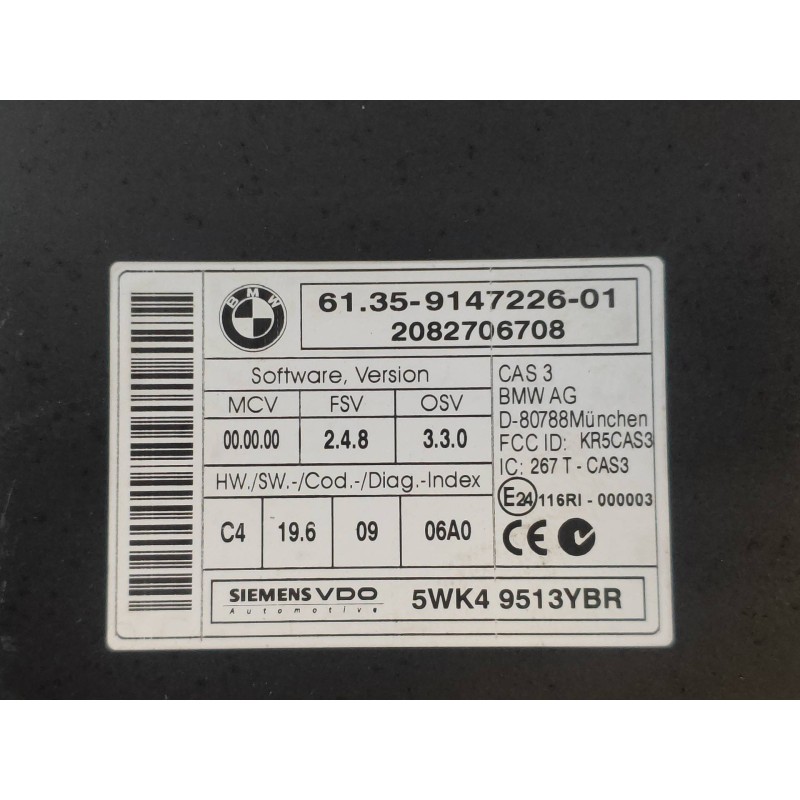 Recambio de conmutador de arranque para bmw serie 3 touring (e91) 320d referencia OEM IAM 6135914722601 2082706708 695471913 5WK