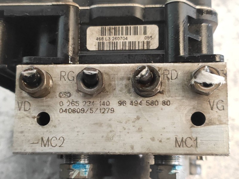 Recambio de abs para peugeot 307 (s1) xt referencia OEM IAM 0265234140 9649458080 