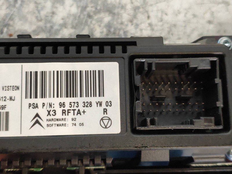 Recambio de mando calefaccion / aire acondicionado para citroen c5 berlina audace referencia OEM IAM 96573328  