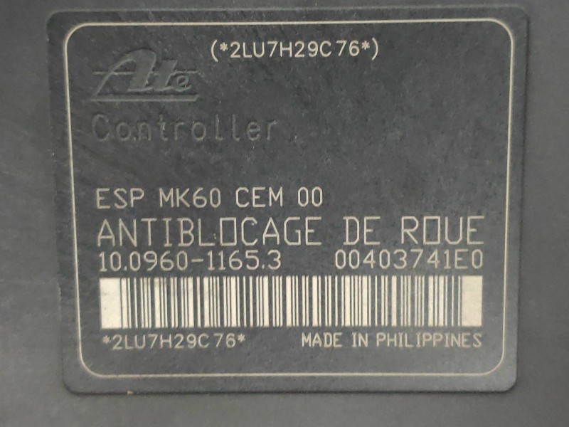 Recambio de abs para citroen c5 berlina audace referencia OEM IAM 10096011653 10020602334 9659770580