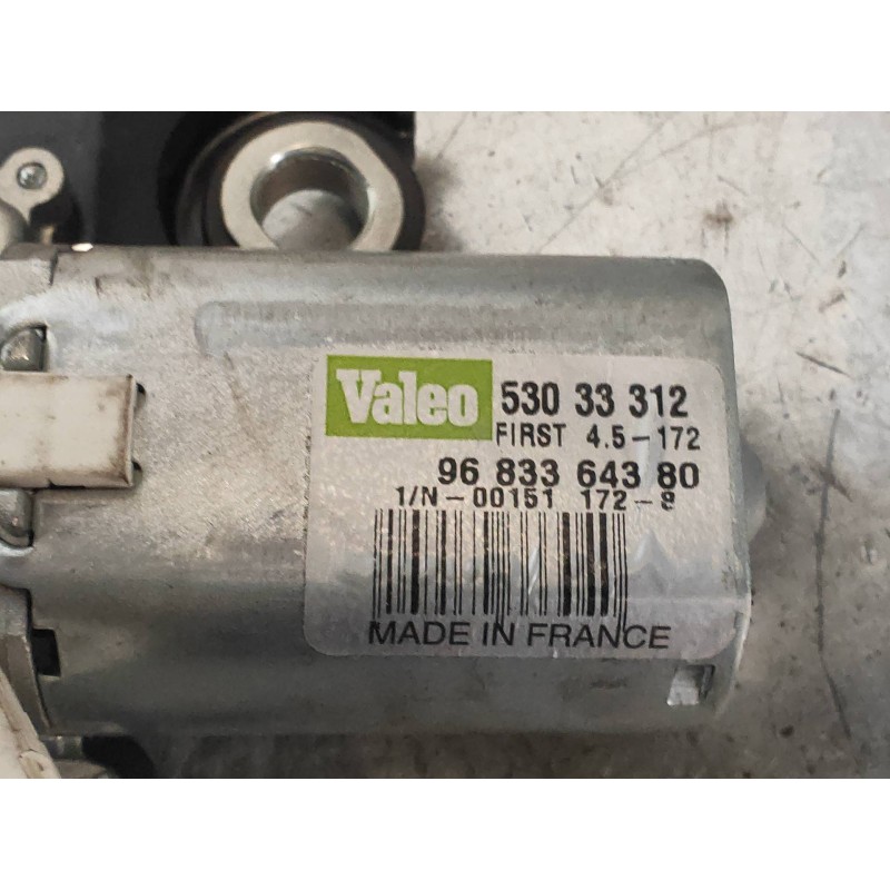 Recambio de motor limpia trasero para citroen berlingo 1.2 12v e-thp / puretech referencia OEM IAM 9883346380 53033312 VALEO