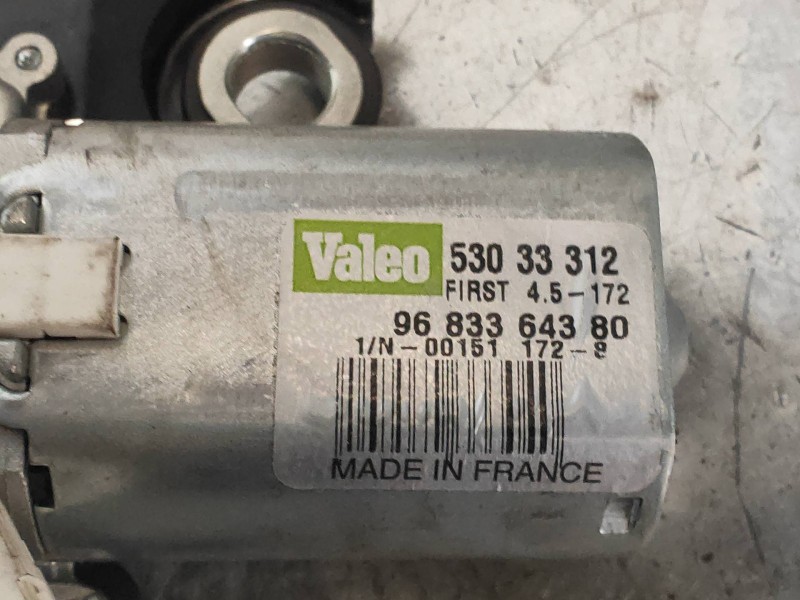 Recambio de motor limpia trasero para citroen berlingo 1.2 12v e-thp / puretech referencia OEM IAM 9883346380 53033312 VALEO