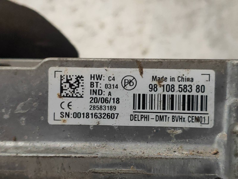 Recambio de modulo electronico para citroen berlingo 1.2 12v e-thp / puretech referencia OEM IAM 9810858380 28583189 