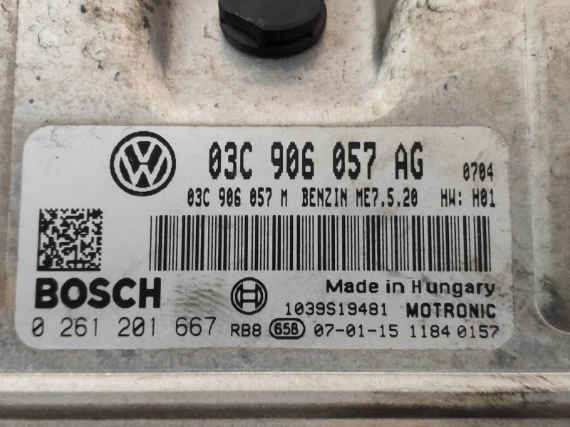 Recambio de centralita motor uce para seat ibiza (6l1) 1.6 16v referencia OEM IAM 0261201667 03C906057AG 03C906057M