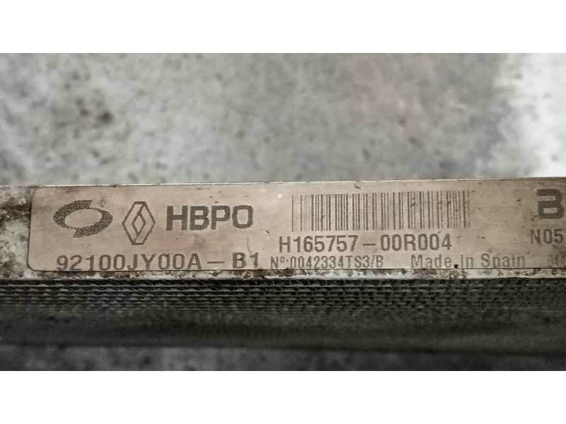 Recambio de condensador / radiador aire acondicionado para renault koleos expression referencia OEM IAM 92100JY00A H16575700R004
