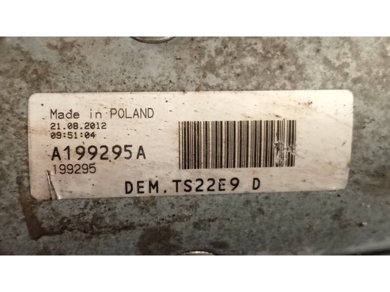 Recambio de motor arranque para renault koleos expression referencia OEM IAM A199295A TS22E9 