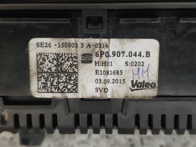 Recambio de mando calefaccion / aire acondicionado para seat ibiza (6p1) fr referencia OEM IAM 6P0907044B  