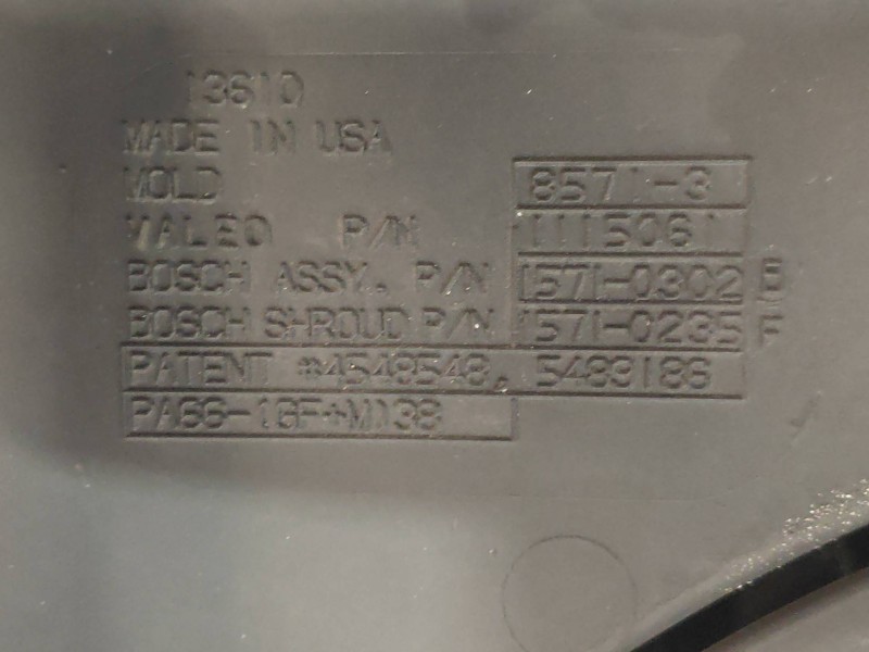 Recambio de electroventilador para chrysler sebring berlina (jr41) 2.0 le referencia OEM IAM 5489186  