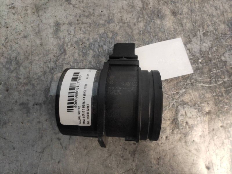 Recambio de caudalimetro para bmw serie 3 berlina (e90) 320d referencia OEM IAM 0281002567 7788743 