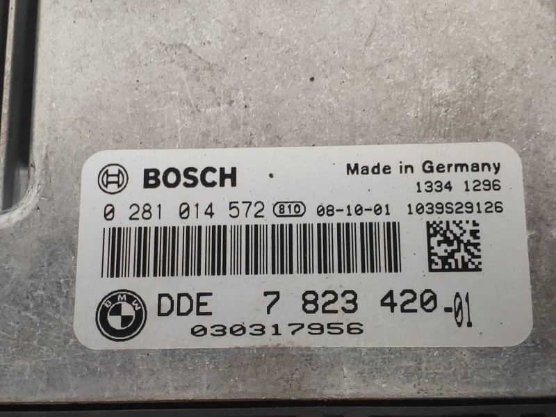 Recambio de centralita motor uce para bmw serie 3 berlina (e90) 320d referencia OEM IAM 0281014572 782342001 030317956