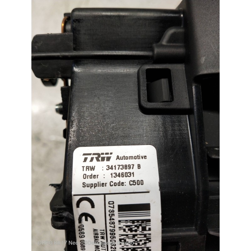 Recambio de airbag delantero izquierdo para fiat ducato caja cerrada 33 (06.2006 =>) 2.3 jtd cat referencia OEM IAM 34173897 078