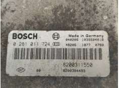 Recambio de centralita motor uce para renault espace iv (jk0) expression referencia OEM IAM 0281011724 8200311550 8200384493 2