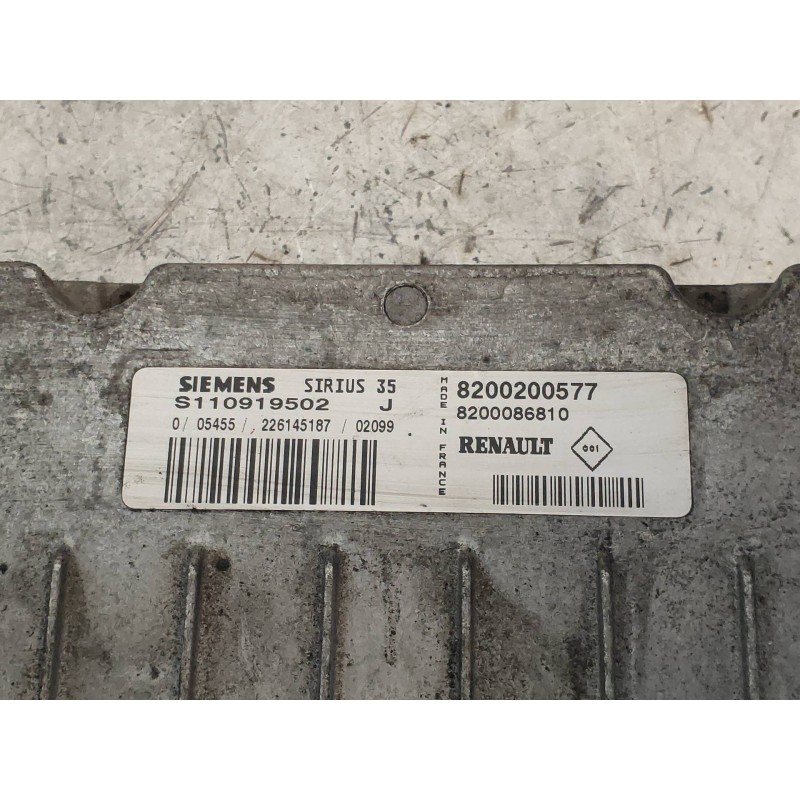 Recambio de centralita motor uce para renault laguna ii grandtour (kg0) dynamique referencia OEM IAM S110919502J 8200200577 8200