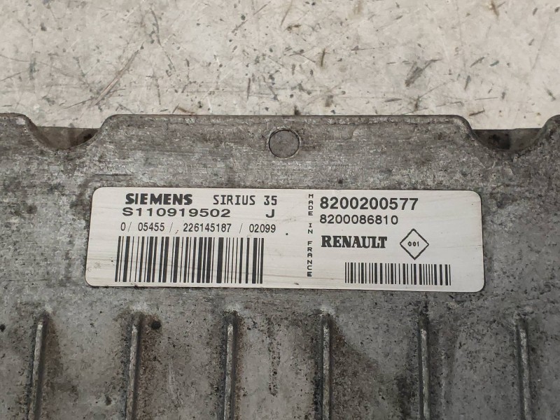 Recambio de centralita motor uce para renault laguna ii grandtour (kg0) dynamique referencia OEM IAM S110919502J 8200200577 8200
