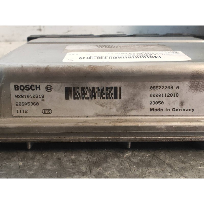 Recambio de centralita motor uce para volvo s80 berlina 2.4 diesel cat referencia OEM IAM 0281010319 58SA5360 08677708A