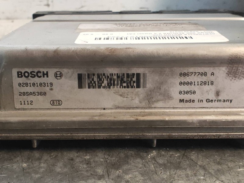 Recambio de centralita motor uce para volvo s80 berlina 2.4 diesel cat referencia OEM IAM 0281010319 58SA5360 08677708A