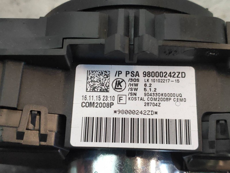 Recambio de mando luces para citroen ds5 design referencia OEM IAM 98000242ZD  