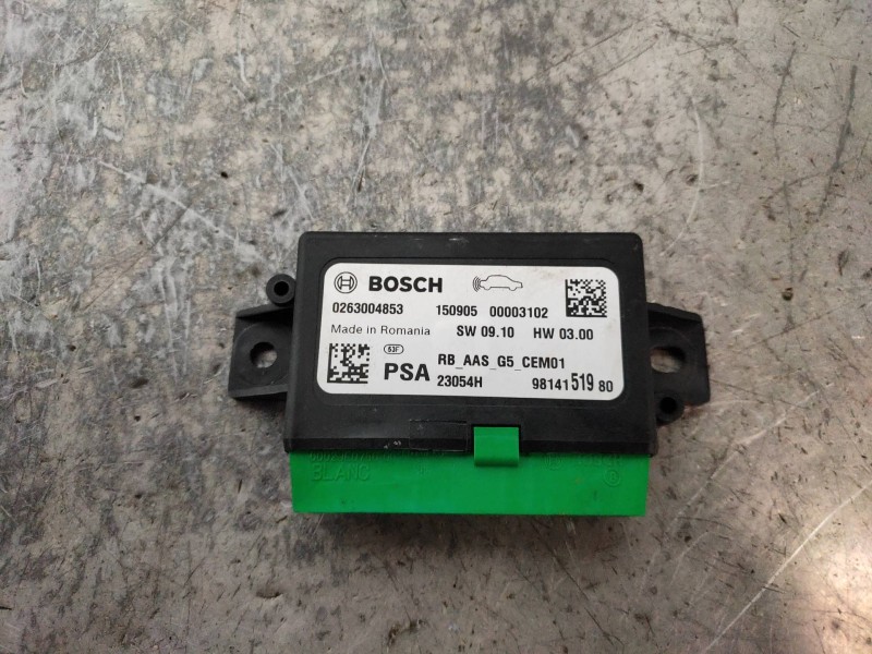 Recambio de modulo electronico para citroen ds5 design referencia OEM IAM 0263004853 9814151980 