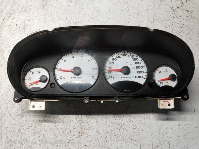 Recambio de cuadro instrumentos para chrysler sebring berlina (jr41) 2.0 le referencia OEM IAM P04760993AG TRLQI3461PAPJG 