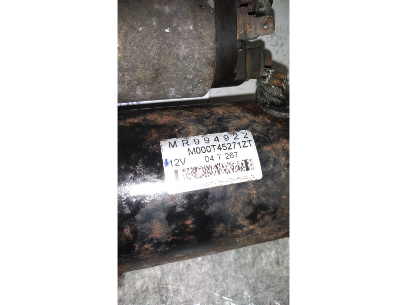Recambio de motor arranque para smart forfour forfour 47 kw referencia OEM IAM MR994922 M000T45271ZT MITHUBISHI 11I
